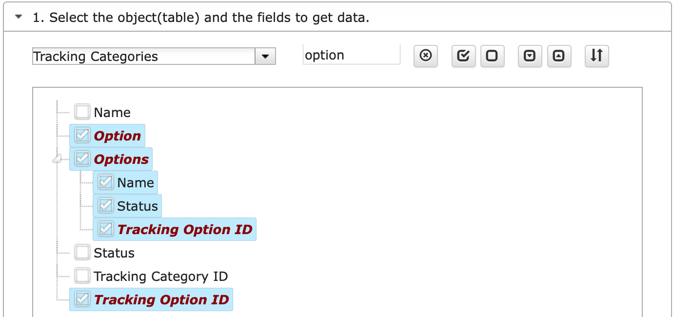 Tracking Category Options Upload Data From Google Sheets To Xero